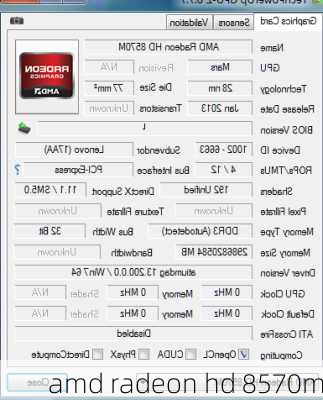 amd radeon hd 8570m