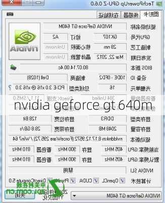 nvidia geforce gt 640m