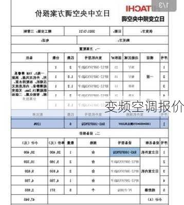 变频空调报价