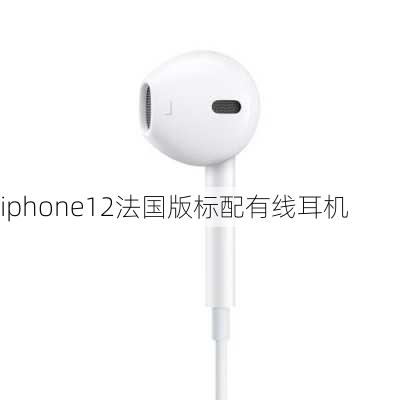 iphone12法国版标配有线耳机