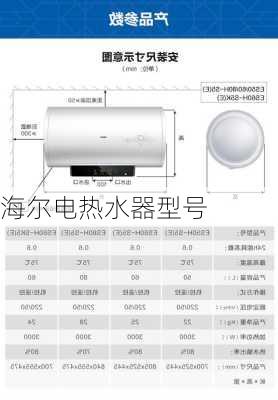 海尔电热水器型号