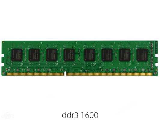 ddr3 1600