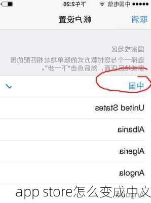 app store怎么变成中文