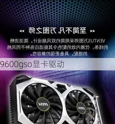 9600gso显卡驱动