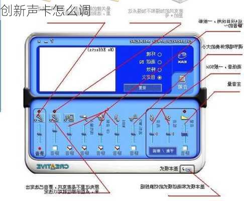 创新声卡怎么调