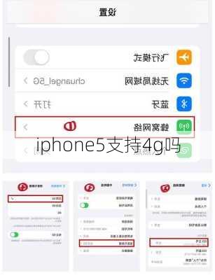 iphone5支持4g吗