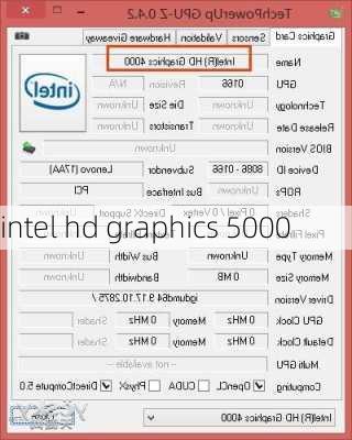 intel hd graphics 5000