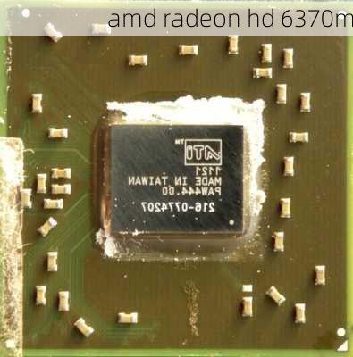 amd radeon hd 6370m