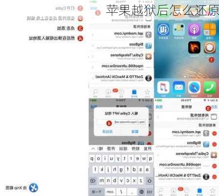 苹果越狱后怎么还原