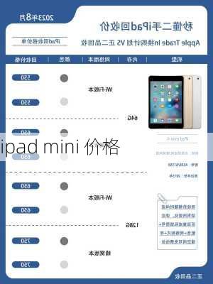 ipad mini 价格