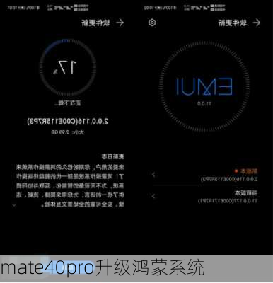 mate40pro升级鸿蒙系统