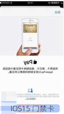 IOS15 门禁卡