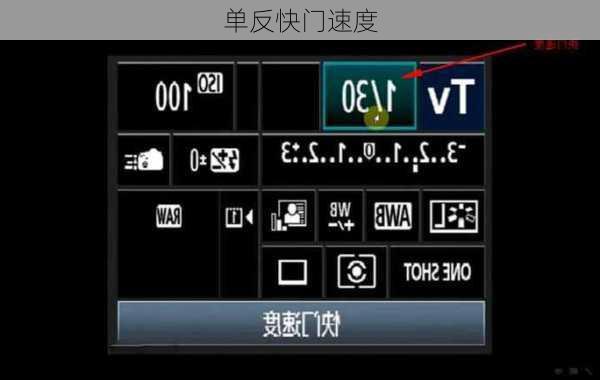 单反快门速度