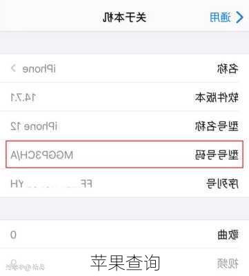 苹果查询