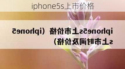 iphone5s上市价格