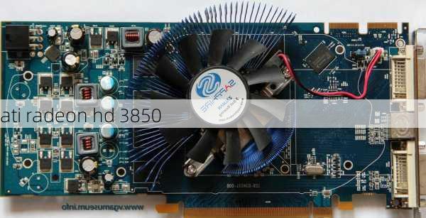 ati radeon hd 3850