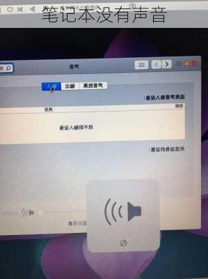 笔记本没有声音