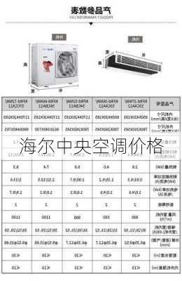 海尔中央空调价格