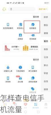 怎样查电信手机流量