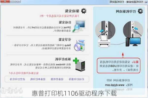 惠普打印机1106驱动程序下载