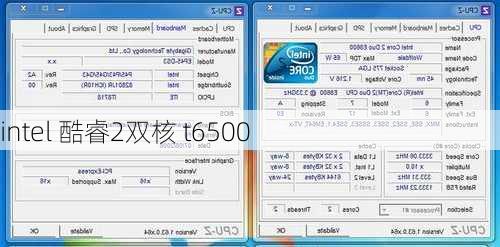 intel 酷睿2双核 t6500