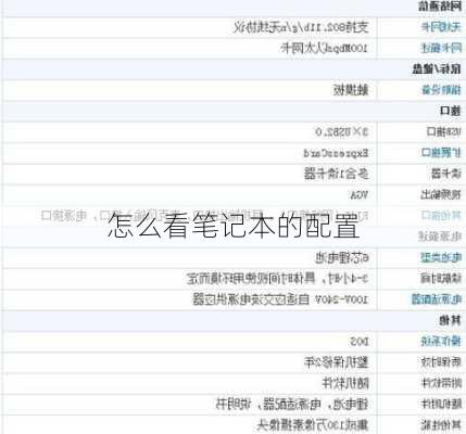 怎么看笔记本的配置