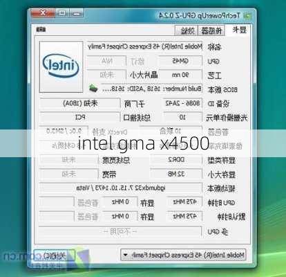 intel gma x4500