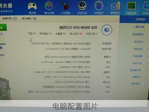电脑配置图片