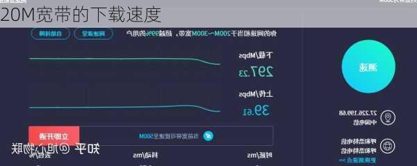 20M宽带的下载速度
