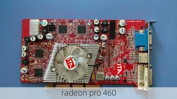 radeon pro 460