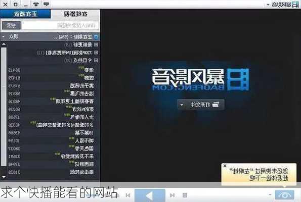 求个快播能看的网站