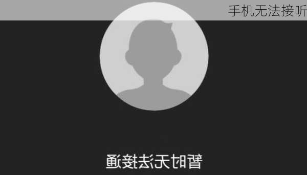 手机无法接听