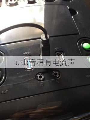 usb音箱有电流声