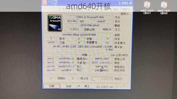 amd640开核