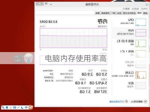 电脑内存使用率高