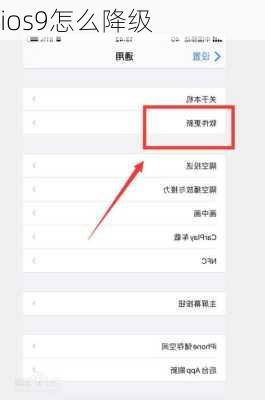 ios9怎么降级