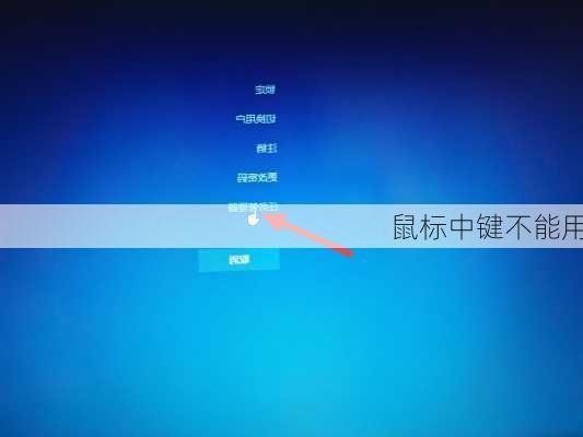 鼠标中键不能用