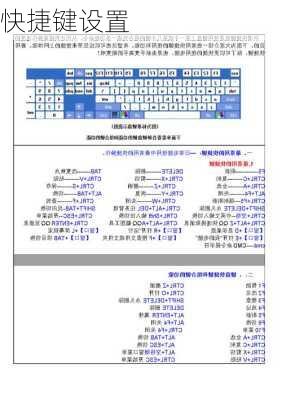 快捷键设置