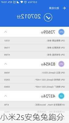 小米2s安兔兔跑分
