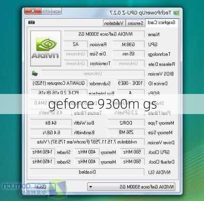 geforce 9300m gs