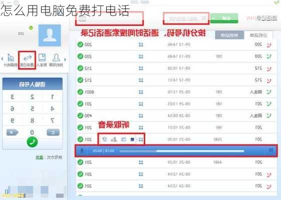 怎么用电脑免费打电话