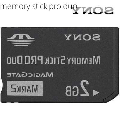 memory stick pro duo