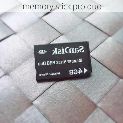 memory stick pro duo