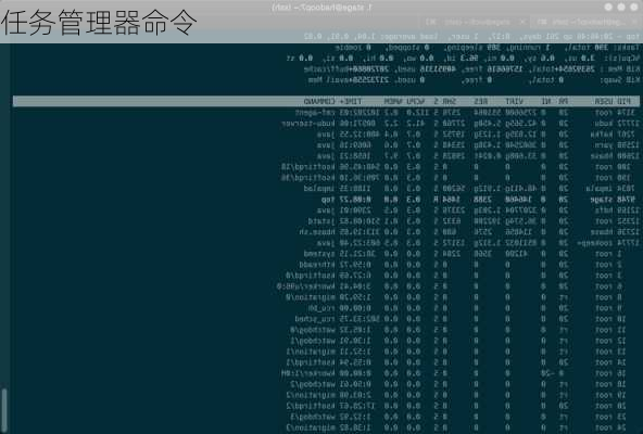 任务管理器命令