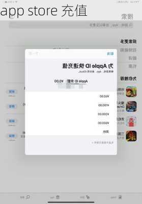 app store 充值