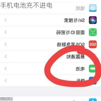手机电池充不进电