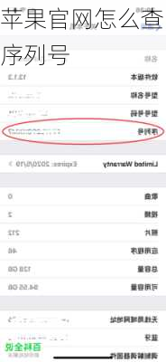 苹果官网怎么查序列号