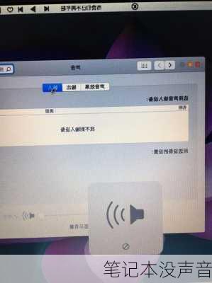 笔记本没声音