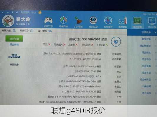 联想g480i3报价