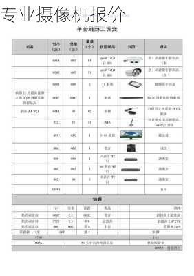 专业摄像机报价